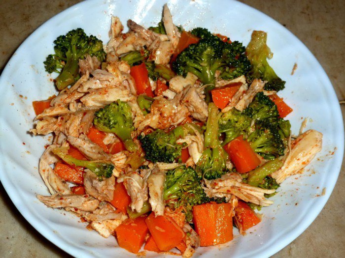 Рецепт диетического блюда из курицы с морковью