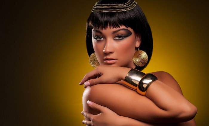 макияж в египетском стиле