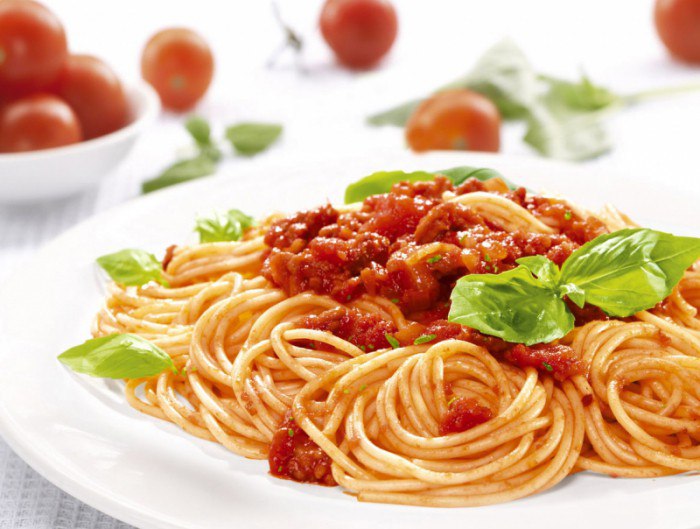 Классический рецепт макарон с соусом «Болоньезе»