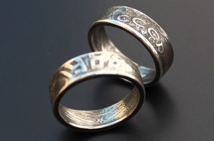 Как сделать модное кольцо из монеты своими руками?