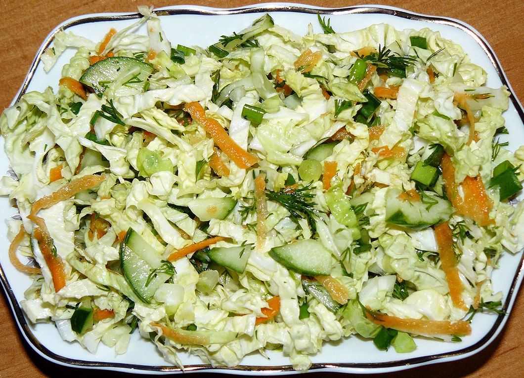 Рецепты овощных салатов для похудения
