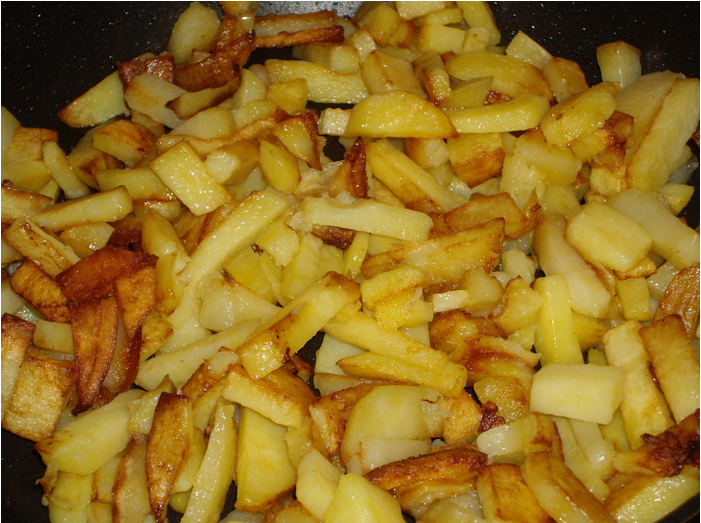 Сколько калорий в жареной картошке